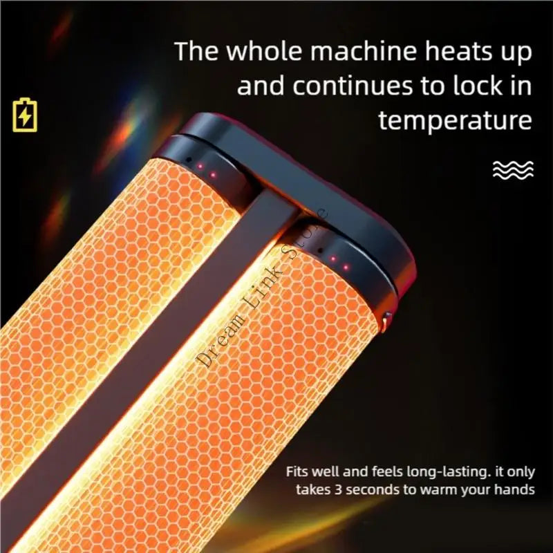 Q1FD Hand Warmer Rechargeable Electric Hand Warmer Portable Pocket Heater Gift for Christmas Outdoor Camping